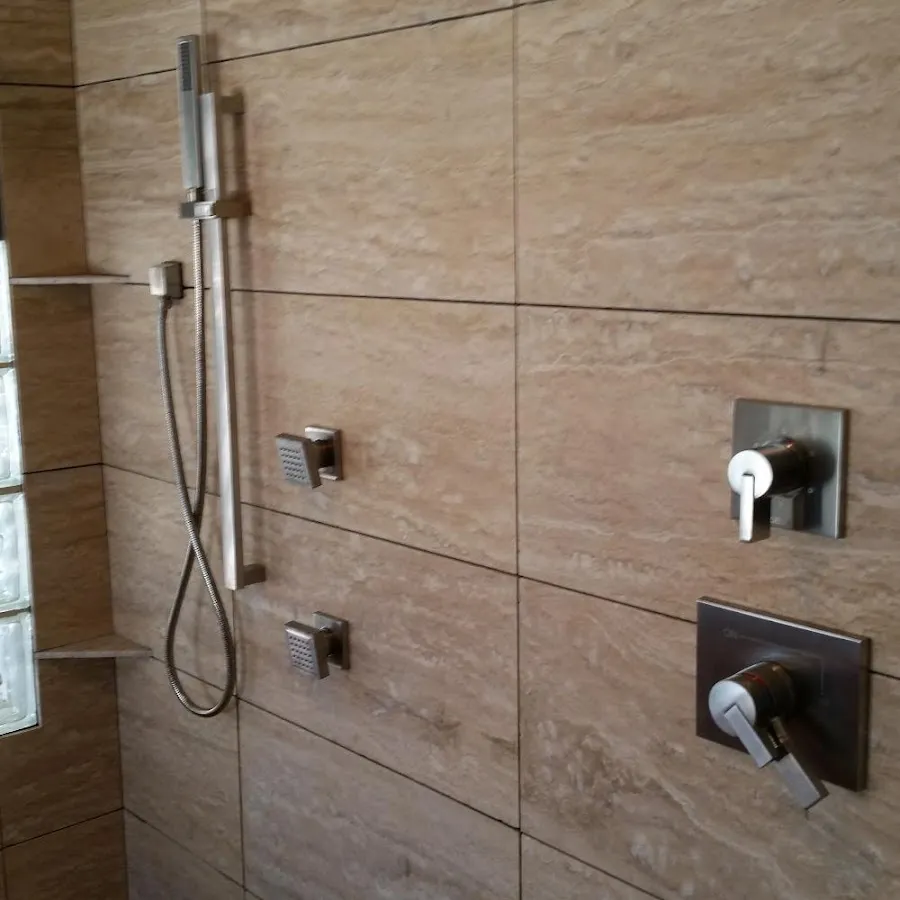 Shower fixture installation for Water Heater Replacement in Conway